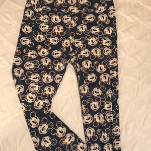 LuLaRoe Disney Mickey Multicolor leggings